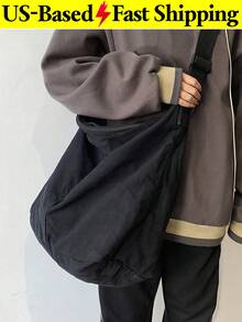 Women's Large Canvas Camouflage Green Tote Bag Street Style Crossbody Shoulder Bag Travel Essential Chic Green Purse For Camping Hiking Back To School - 彩色 - 查看 7