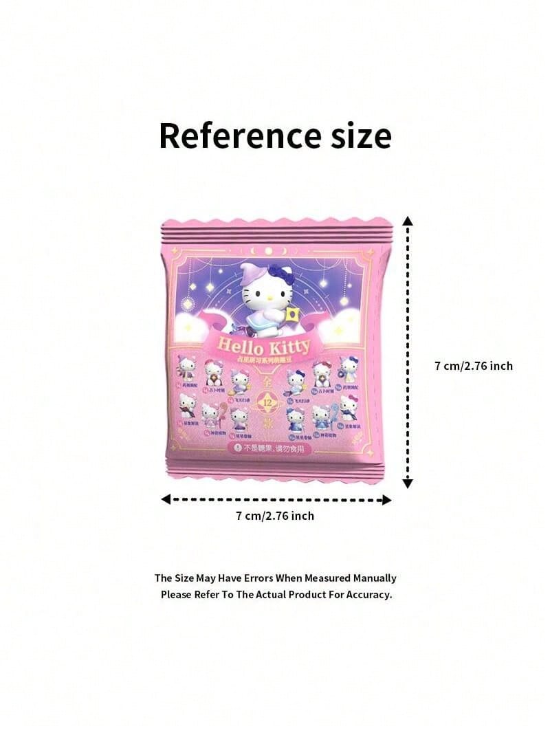 官方授權 Sanrio Zodiac 系列桌面裝飾品，Hello Kitty 角色設計，收藏級人偶，精湛工藝，居家、辦公室與桌面裝飾，生日、聖誕、節日禮物 - 彩色 - 查看 1