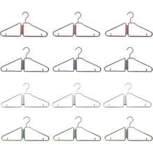 12 Pack Foldable Coat Hanger,Portable Travel Hangers, Space Saving Fold In - View 11