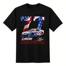 Carson Hocevar #77 NASCARss-2026 Racing T-Shirt Fan Gift Shirt Unisex - Black - View 1