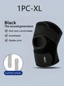 Pressure Elastic Knee Pads (Slip-On Design), Made Of Breathable Polyester And Spandex Material, Suitable For Various Outdoor Activities And Fitness Training; Durable, Fashionable And Snug Fit, Unisex, Ideal Sports Protection Equipment - Multicolor - View 21