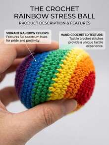 6/3/2/1pc Handmade Crochet Soccer Balls, 5.5cm/2.17in Colorful Knitted Foot Bags, Soft Kicking Balls, Suitable For Juggling, Classroom Activities, Stress Relief, Family Gatherings, Party Favors, Holiday Gifts - Multicolor - View 3