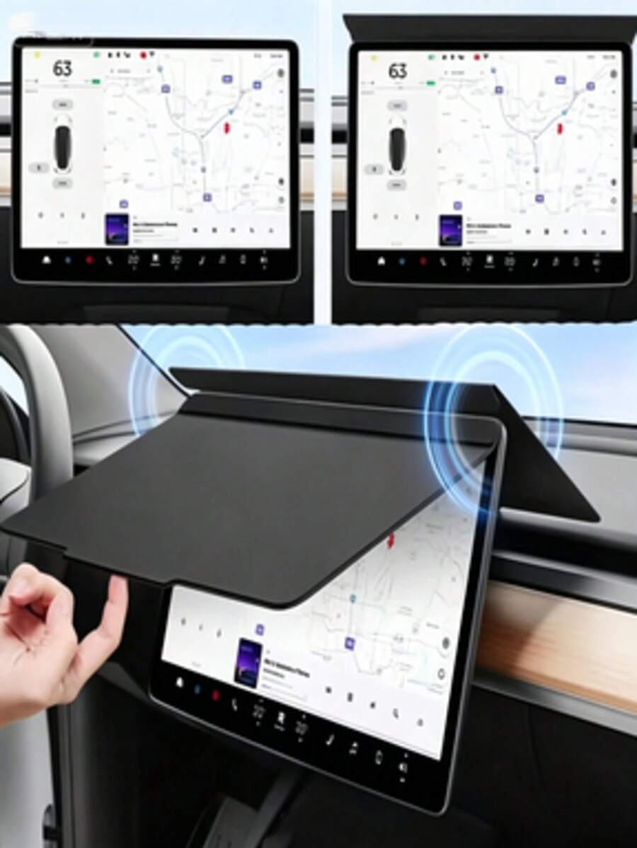 適用於 2017-2026 /Y 中控螢幕保護貼,全新版 Tesla 3/Y 車用螢幕內飾保護套,高級耐磨保護殼,隔絕邊緣碰撞、日常刮痕與灰塵堆積,柔軟材質完美貼合,極簡設計提升內裝質感,安裝簡單牢固,長效保護 - A - 查看 1