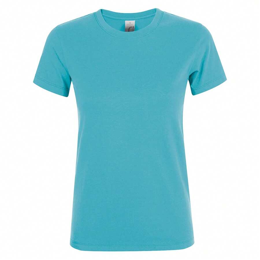 SOLS Womens/Ladies Regent Short Sleeve T-Shirt - Atoll Blue - View 1