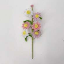 Pipe Cleaning Flowers Daisy Chenille Stem Daisy Flower Crafts Artificial Daisy Bouquet Creation, Birthday Graduation Wedding Holiday Gift - Multicolor - View 26