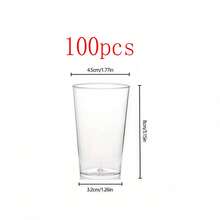10/20/30/40/50/60/100/200pcs Transparent Mini Dessert Cups (90ml/3oz) - PS Stackable Reusable Cups, Thickened Smooth Edges, Easy To Store And Clean, Suitable For Making Cakes, Jelly, Appetizers - Perfect For Weddings, Parties, Camping, Catering And Creating Stylish Dessert Displays - Clear - View 19