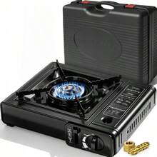 Portable Gas Stove + Carry Case, Compact, Butane Cartridge, Camping & Outdoor - Portable Gas Stove + Carry Case - View 4