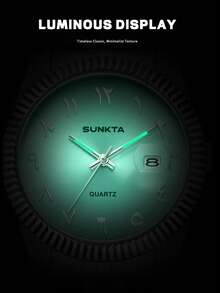 SUNKTA LIGE 女款輕奢品牌石英手錶 時尚精緻 防水夜光 日曆窗設計 精準計時 不鏽鋼 - 銀色 - 查看 7