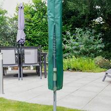 Zipped Waterproof Cover, Heavy Duty Rotary Washing Line & Clothes Airer Parasol - B - View 1