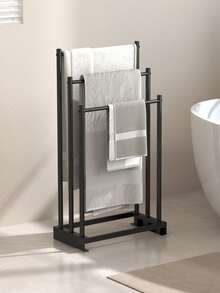 1 pieza Toallero de baño, tipo de pie, toallero minimalista para bañera, toallero, estantería de almacenamiento de baño resistente, adecuado para baño, dormitorio, cocina, cuarto de almacenamiento, lavandería - Adecuado para varios tipos de habitaciones. - Multicolor - Ver 1