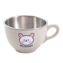 304 Stainless Steel Water Cup With Handle, Cute Cartoon Pattern Double Wall Milk Coffee Cup Mug, Detachable Insulated Anti Scalding Drinking Cup Suitable For Students And Adults To Use In School, Office, Outdoor Camping, Picnic - Multicolor - View 14