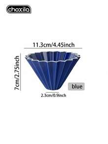 choxila 1pc Ceramic Coffee Dripper, Paper Cup Shaped Pour Over Coffee Filter, Permanent Pour Over Coffee Filter Coffee Funnel, Coffee Accessories - Coffee Filter - View 21