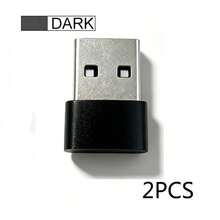 NNBILI 2pcs USB To Type-C OTG Adapter USB-C Male To Micro USB Type-C Female Converter, Compatible With Macbook And S23 S22 S21 S20 USBC OTG Connector (Note: This Product Does Not Support Use, Only Devices With OTG Function Can Charge Normally) - Multicolor - View 11