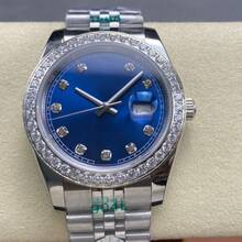 Men Mechanical Watches - Silver-cased Green-plate Stainless Steel -1 - View 4