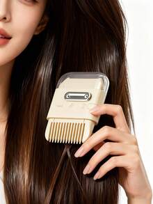 5-In-1 Bangs Thinning Comb And Hair Trimming Tool For Women, Multi-Functional Hair Cutting Comb With Adjustable Settings For Home Haircuts, Hair Ends Trimming, Exquisite Girl's Bangs Clipper Comb - Hair Thinning Tool - View 6