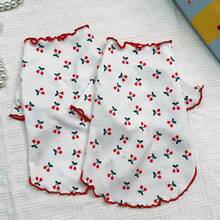 Dog And Cat Clothes, Spring Autumn Summer, Small Dog, Anti-Shedding, Cute Two-Legged Pet Clothes For Small Dogs And Cats - Red - View 8