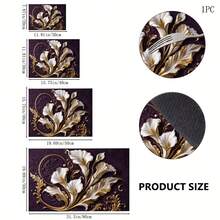 1pc Diatomaceous Earth Drying Mat, Non-Slip Heat-Resistant Absorbent Mat, Suitable For Kitchen Countertop, Coffee Machine, Tableware, Home Cafe Bar Party Decoration Placemat Gift - Multicolor - View 6