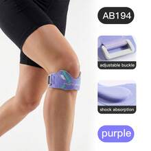 Vilico 1pc Sports Patella Knee Strap, Unisex Knee Support, Suitable For Running, Basketball, Cycling, Fitness And Daily Sports Patella Stabilization Strap - Multicolor - View 15