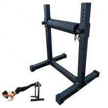 Bulgarian Split Squat Stand For Home Gym, Adjustable Height, Stable Steel Squat Machine For Lower Body Strength Training. - Black - View 5