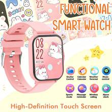 2026 New Children's Smart Watch, Fashionable Design, Supports Multiple Languages, Wireless Calling, Message Notification Function, Records Children's Exercise Process, Suitable For Birthday Gift, School Gift - 彩色 - 查看 13