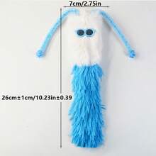 Juguete interactivo de peluche para gatos con función de patada automática, juguete de interacción divertida para mascotas, juguete de patada duradero para gatos, adecuado para gatos de interior, puede jugar y hacer ejercicio de forma independiente, aliviar el aburrimiento y puede usarse como juguete de entrenamiento de caza - Multicolor - Ver 2