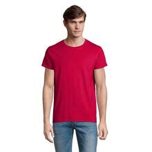 SOLS Mens Crusader Organic T-Shirt - Fuchsia - View 2