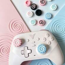2入 3D搖桿帽 適用於PlayStation 5/4控制器，遊戲手把搖桿套 按鈕保護帽 - 查看 3
