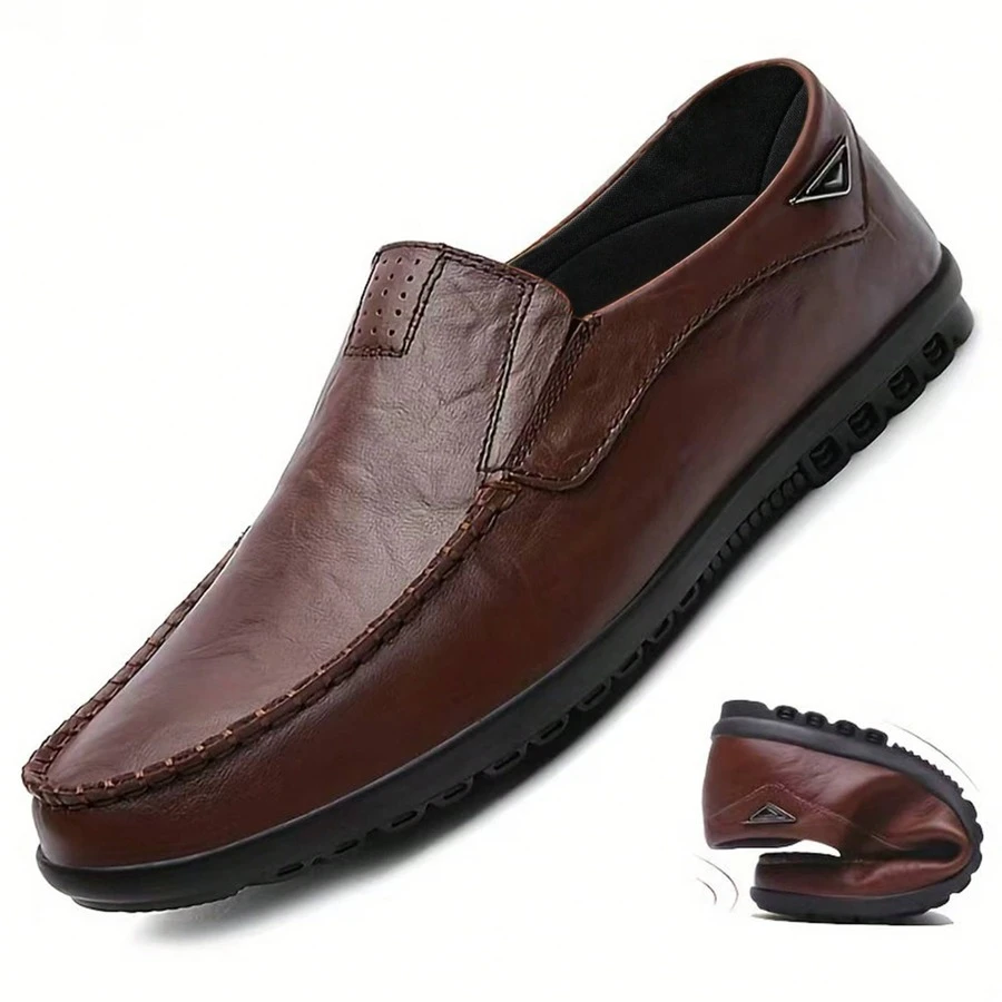 Men's Lightweight Comfortable Walking Shoes, Lace-Up Casual Sneakers