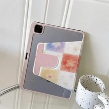 1件 360°可旋轉平板保護殼，多角度觀看書本式支架，相容 iPad A16 2025、Galaxy Tab S9 FE/S8 Plus/S7/S10、Pad、Matepad、Pad、Honor Pad、Xiaoxin Pad - 彩色 - 查看 6
