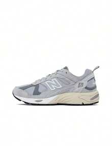Sepatu New Balance NB 878 Simple Low-Top Casual Urban Commuting Walking Shoes, Unisex, Abu-abu - Grey - View 22