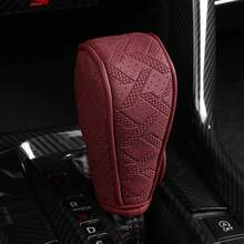 通用汽車排檔桿套皮革自動排檔桿保護套防塵套汽車內飾配件 - A - 查看 8