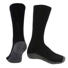 MENS SOCKS CUSHIONED WORK SOCKS WALKING SOCKS CREW ATHLETIC SOCKS OUTDOOR 11-14 - Color default - View 2