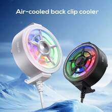 Phone Cooler Magnetic Back Clip Silent Semiconductor Cooling Phone Heat Dissipation Fan - Black - View 8