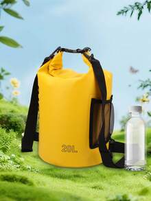 YESPACE 10L/20L/30L 防水防水袋 附側邊網袋，游泳背包，適合漂流、衝浪、徒步、戶外運動、獨木舟、划船、游泳、滑雪裝備 - 彩色 - 查看 5