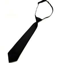 Adjustable Black Elastic Tie, Fashionable Versatile, Minimalist Casual, Suitable For Academic, JK Uniform And Business Shirt Occasions, Unisex, Can Be Paired With School Uniform, Especially Suitable For Men's Business Occasions - Multicolor - View 2