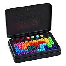 Magic Pearl Puzzle Game Toy - Children's Educational And Stress-Relieving Toy. Multiple Levels Of Interactive Game With Timing Function. - Portable Flip-Top Storage Box, Can Be Carried Around During Travel Or Outings. - Multicolor - View 7