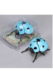 1pc Creative Wind-Up Crawling Ladybug/Bee/Jewel Beetle, No Battery Required, Suitable For Outdoor Decor, Realistic Insect Model Toy - Multicolor - View 32