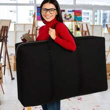 Large Size Art Portfolio Bag, 24 X 36 Inches Light Weight Board Poster Storage Bag, Waterproof Student Carry Transport Bag For Artwork Sketching Drawing - As Pic - View 5