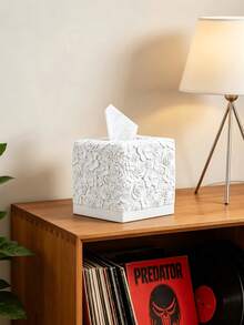 Cubierta de caja de pañuelos cuadrada moderna, accesorio de decoración de baño de diseño único, adecuado para el tocador del baño, dormitorio y sala de estar - Multicolor - Ver 6