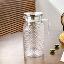 Pitcher Large Capacity Fruit Infused Water Carafe For Iced Tea Lemonade Juice Leak-Proof Spout,Fridge Beverage Carafe For Fruit Water,Herbal Tea,Cold Brew,Lemonade,Ideal For Home Kitchen,Picnic And Outdoor Party - Multicolor - View 13