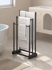 1 pieza Toallero de baño, tipo de pie, toallero minimalista para bañera, toallero, estantería de almacenamiento de baño resistente, adecuado para baño, dormitorio, cocina, cuarto de almacenamiento, lavandería - Adecuado para varios tipos de habitaciones. - Multicolor - Ver 7