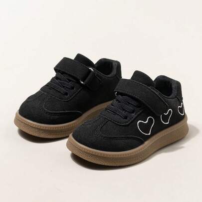 1 Đôi Giày Trượt Ván Thường Ngày Mới Unisex Cho Trẻ Em, Giày Thể Thao Quân Đội Đức Cho Bé Trai, Giày Thể Thao Học Đường Đa Năng Đế Mềm Dán Miếng