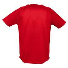 SOLS Mens Sporty Short Sleeve Athletic Sport Performance T-Shirt - Red - View 2