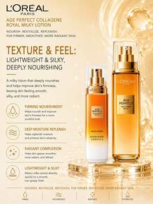 L’Oreal Paris L'Oreal 蜂蜜膠原蛋白精華水 & 乳液套組，65ml+50ml /130ml+110ml，輕盈質地深層補水保濕，減少皺紋，緊緻亮白，適合所有膚質 - LOTION & ESSENCE WATER SET - 查看 8