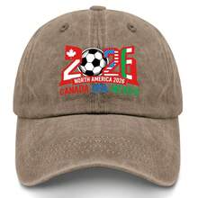 2026 World Cup, Men's & Women's Embroidered Baseball Cap, Breathable Cotton Adjustable Hat, Various Patterns Suitable For Casual Daily Wear - A - View 10