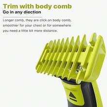 Fits For Guide Comb Guards For One Blade QP2520 QP2530 QP2630 QP2620 Electric Trimmer Shaver 14 Length Adjustable Kit - Multicolor - View 5