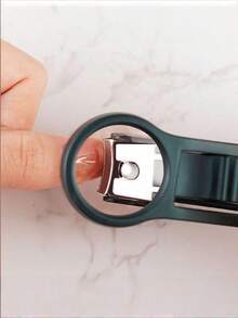 Extra Large 2.5x Magnifying Nail Clipper Set – Carbon Steel Blades, Precise Cutting; Non-Slip Handle, Suitable For Arthritis Patients; Rust-Resistant ABS Material – Set Includes Toenail Clippers, Scissors, Nail File And Acrylic Cutter – Perfect For Seniors, Visually Impaired And Small Pets, Nail Technician Supplies - Multicolor - View 3
