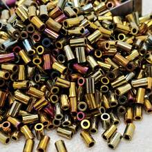 200pcs, 5g/Pack, 3.8mm Common Color Glass Seed Beads Tube, Machine Embroidery Tube, Suitable For Handmade DIY Bracelets, Necklaces, Anklets, Making Hair Accessories, Hanging Ornaments, Handicrafts, Suitable For DIY Charm Bracelet Pendants, Jewelry And Accessory Making - 3.8mm Regular Color Antique Tube, 10 Colors - View 15