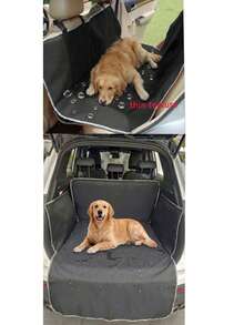 1pc Waterproof Tested Pressurized 210D Lightweight Oxford Fabric Car Pet Mat, Dirt-Resistant Waterproof Back Seat Pet Mat, Casual Comfortable Convenient Black With Colorful Edge, 1pc Pet Travel Car Waterproof Pet Mat - Multicolor - View 23