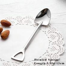 Personalized Engraved Ice Cream Scoop, Name Dessert Spoon, Fun Sentimental Custom Gift For Dad, Mom, Grandpa - Multicolor - View 4